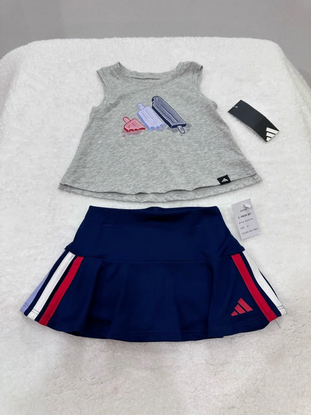 Girl’s Adidas Skort and Tank Set